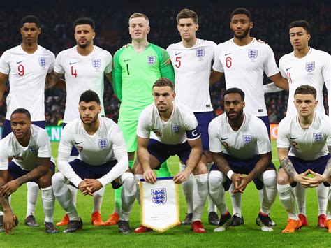 who is in the england team tonight